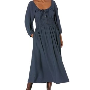 Madewell Sophia Twill Midi Dress size M NWT